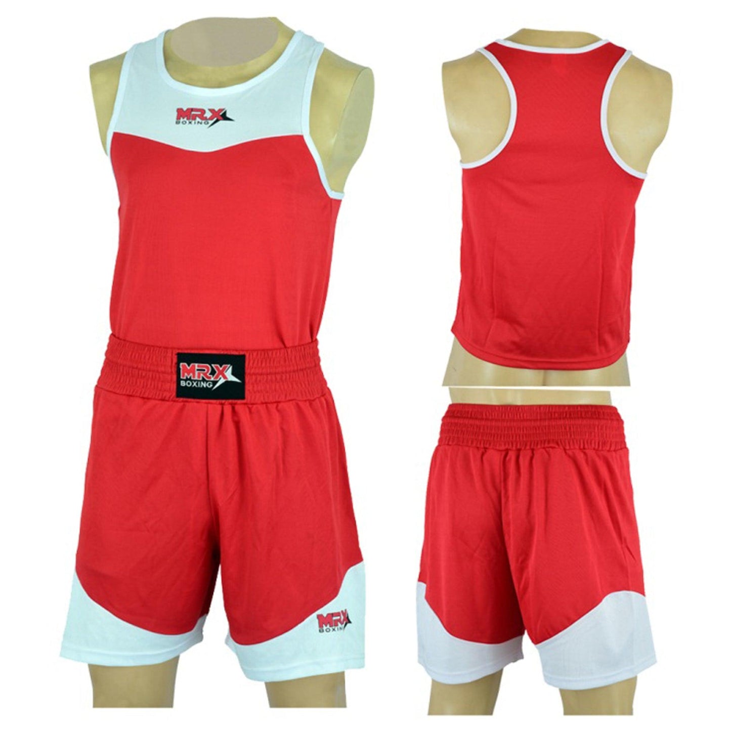 MRX Men's Boxing Uniform set for Training or Fighting Jersey & Shorts All Sizes