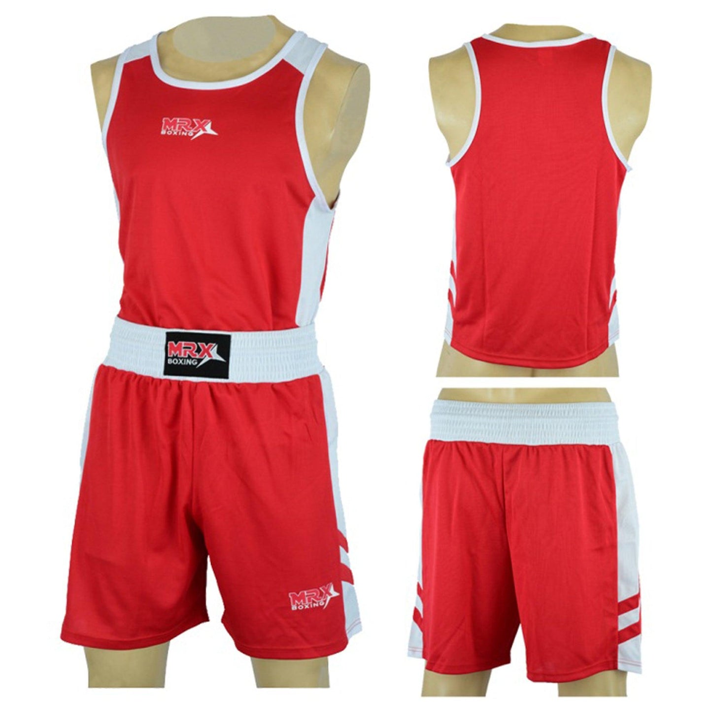 MRX Men's Boxing Uniform set for Training or Fighting Jersey & Shorts All Sizes