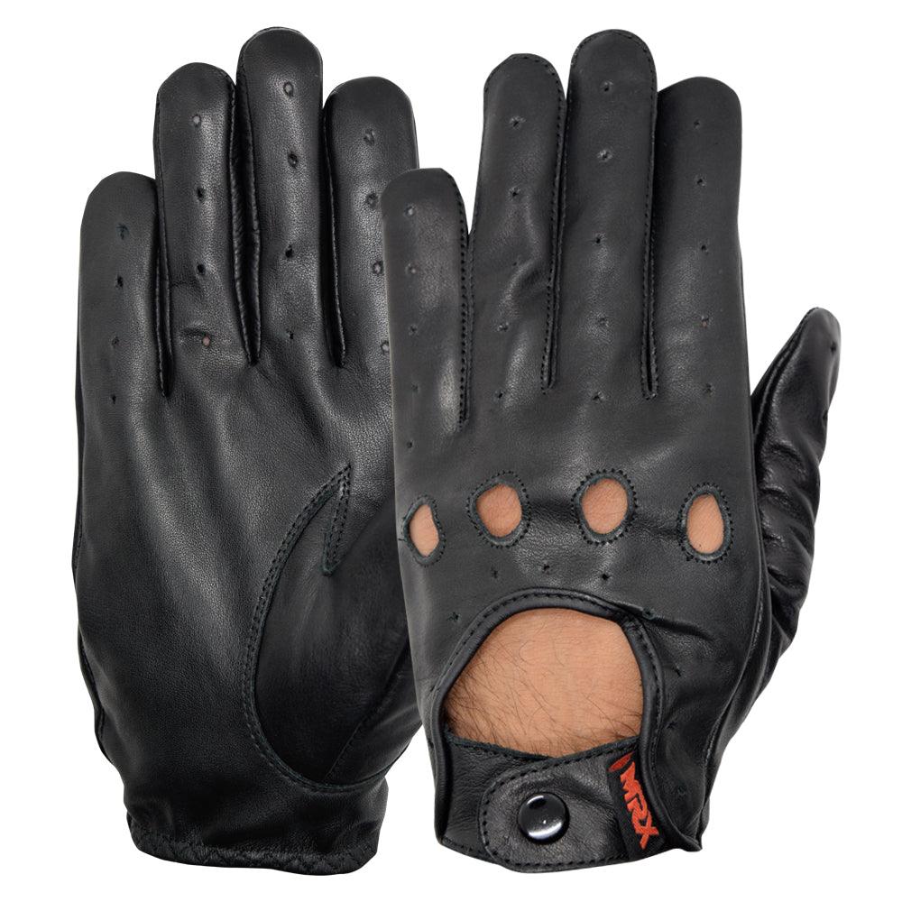 MRX Driving Gloves Basic Soft Cofferse Outdoor Glove Goat Leather Full Finger