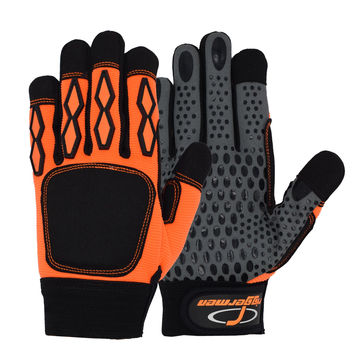 Riggermen Mens Mechanic Work Gloves Touchscreen Multiuse Safety Glove