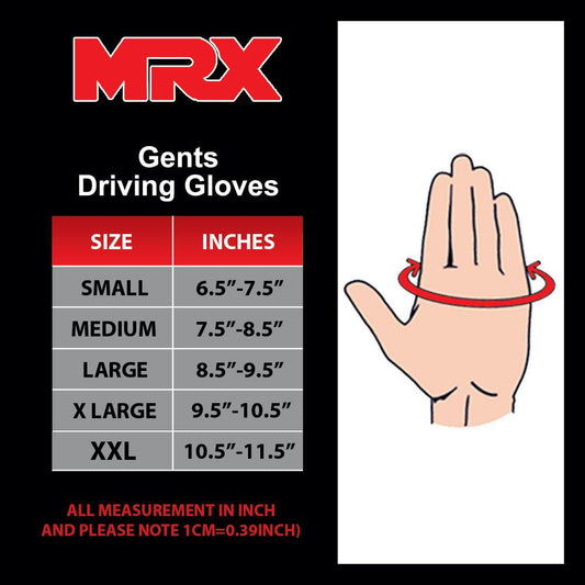 MRX Driving Gloves Basic Soft Cofferse Outdoor Glove Goat Leather Full Finger - MRX Products