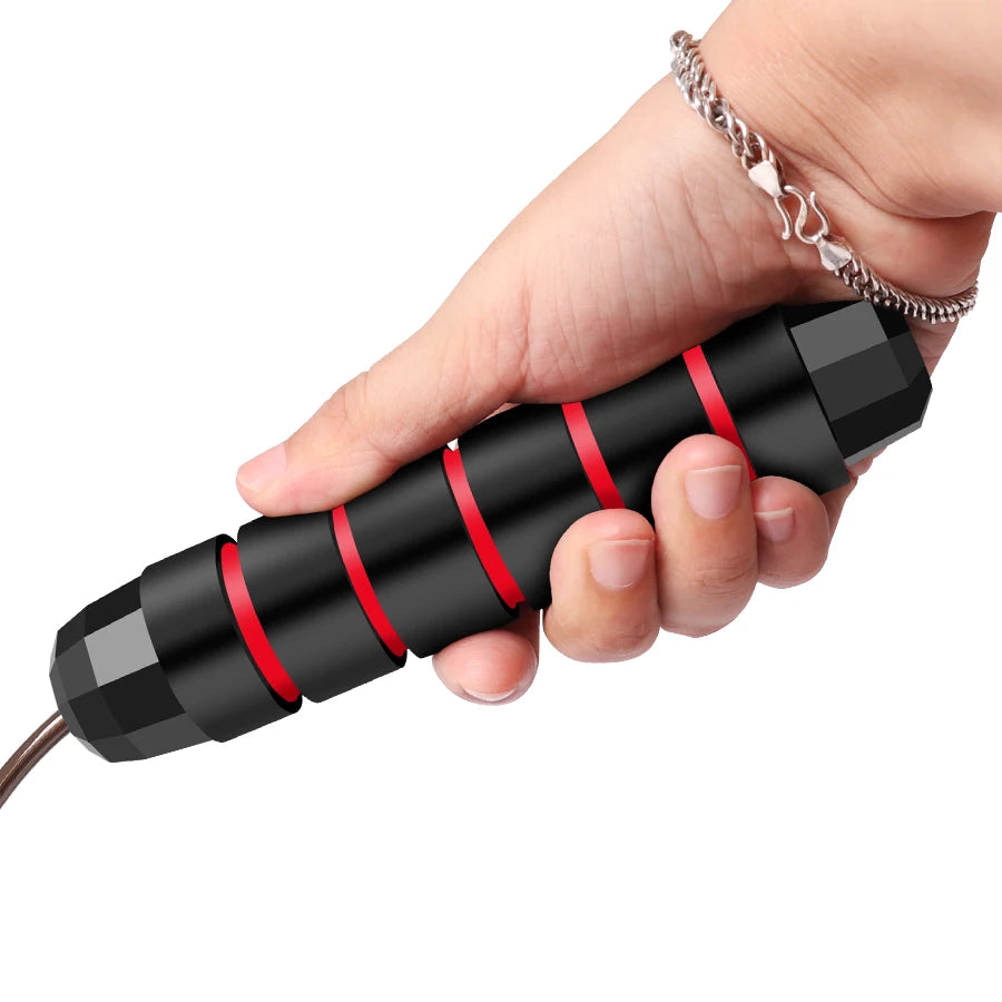 MRX Rapid Speed Jump Rope Steel Wire Skipping Rope Exercise Adjustable Jumping Rope Fitness Workout Training Home Sport Equipment