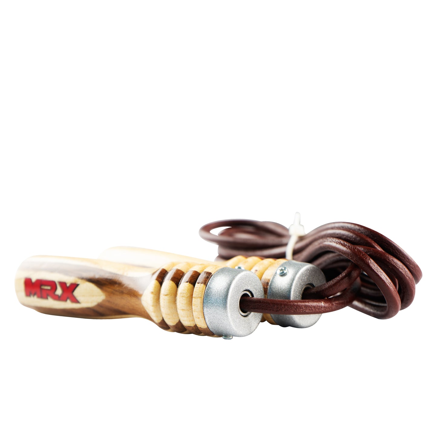 MRX Heavy Duty Leather Jump Rope Wood Handle