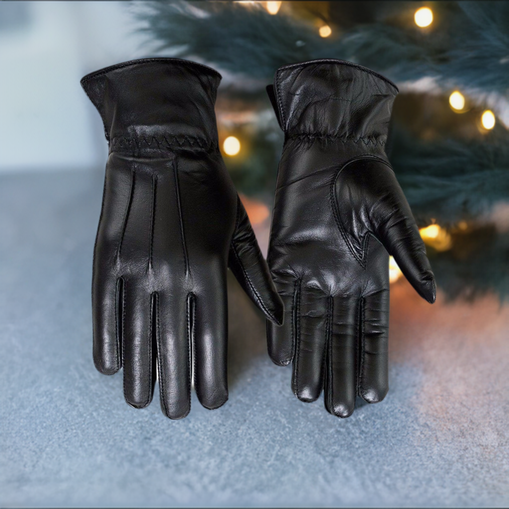 MRX Ladies Warm Winter Gloves Dress Thermal Lining Genuine Leather Black, M MRX Ladies Warm Winter Gloves Dress Thermal Lining Genuine Leather Black, M