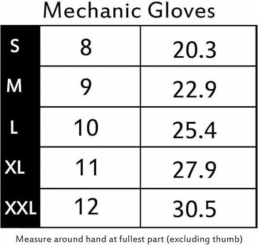 Men’s Heavy Duty Work Gloves Utility Mechanic Touchscreen - Safety Gloves