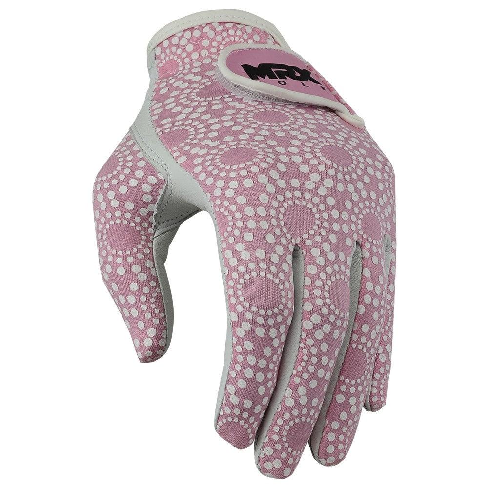 New Women Golf Gloves Cabretta Leather Pink - MRX Products