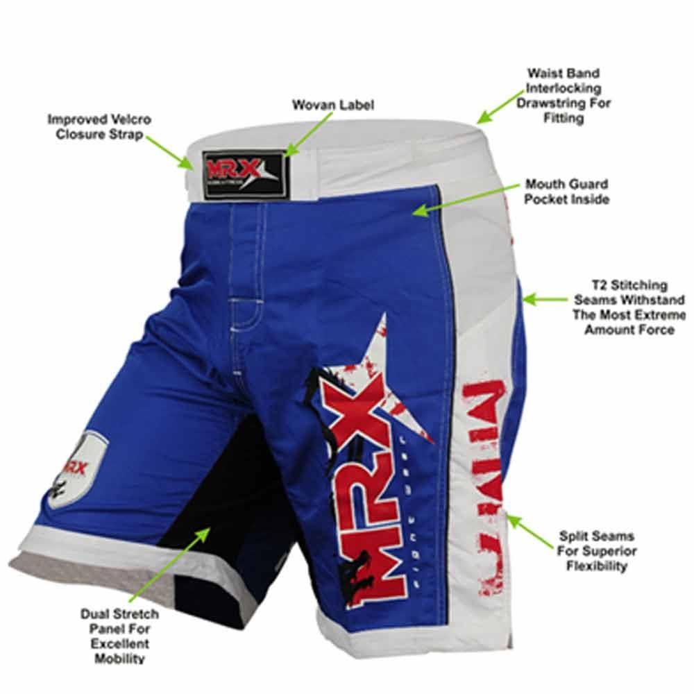 MRX Men's Mma Fighting Shorts Grappling Fight Short 1105