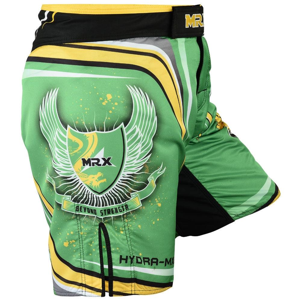 MRX Mens Mma Shorts Fighting Shorts Green Hydra-1115
