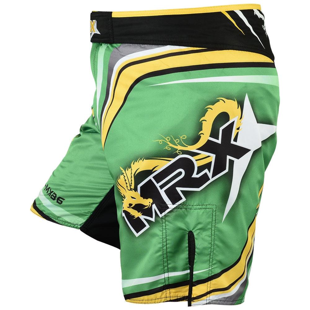MRX Mens Mma Shorts Fighting Shorts Green Hydra-1115