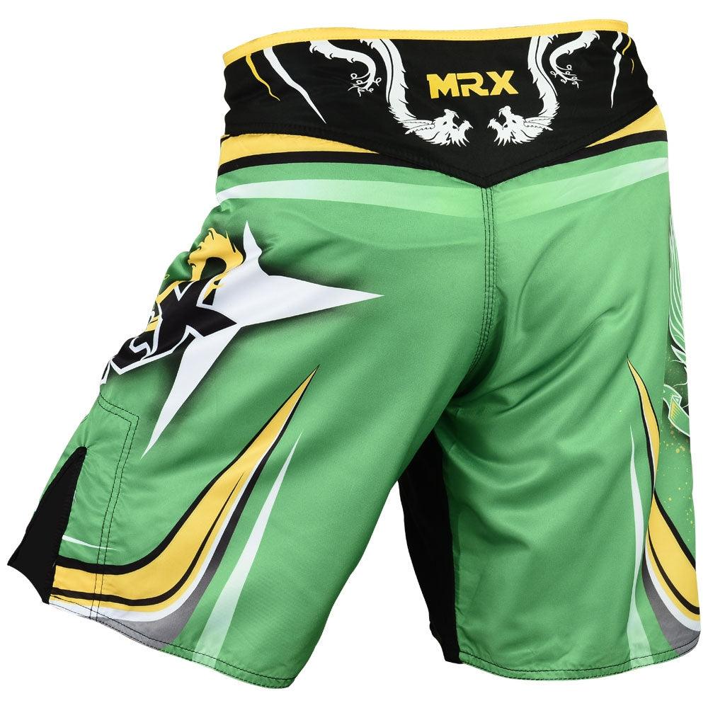 MRX Mens Mma Shorts Fighting Shorts Green Hydra-1115