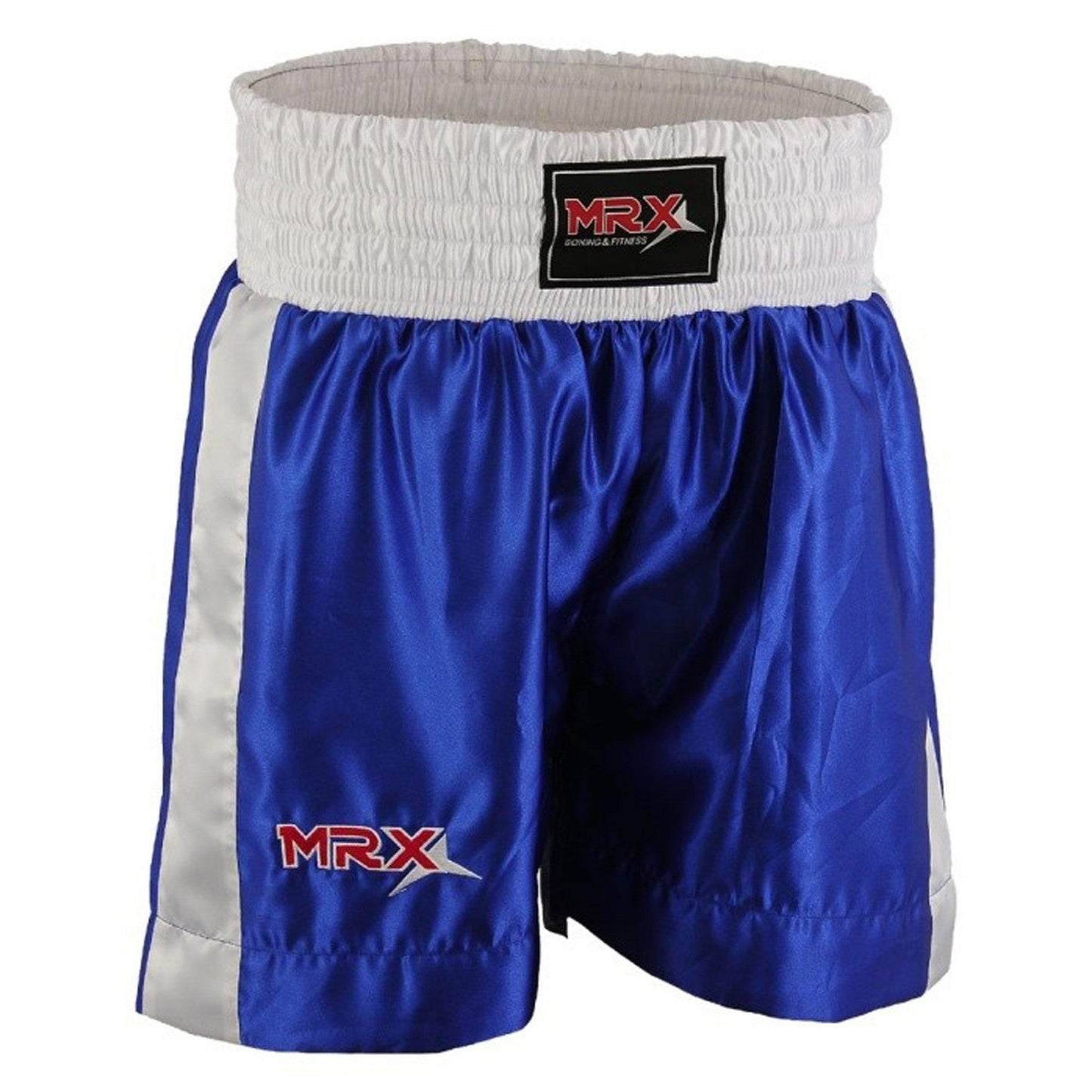 MRX Mens Boxing Shorts Fighting Shorts Blue-white-1301 - MRX Products