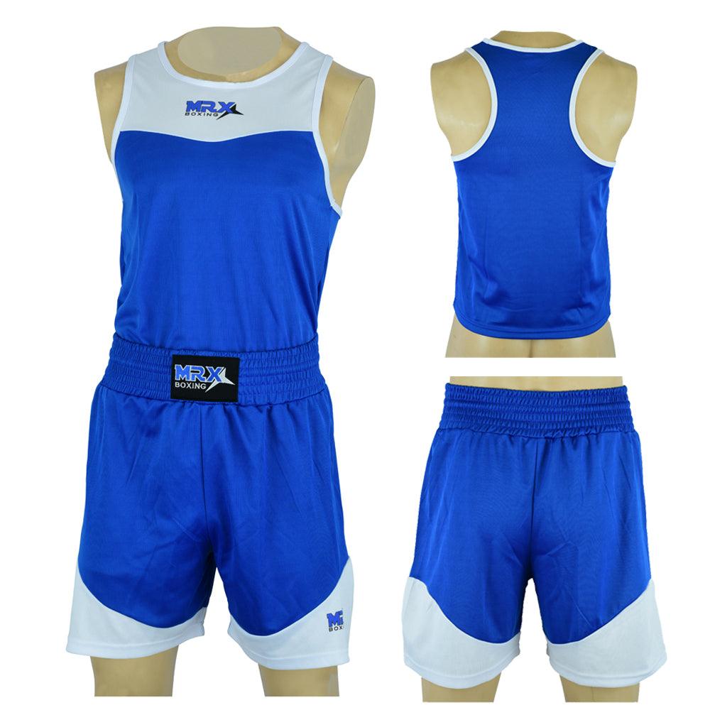 MRX Men's Boxing Uniform set for Training or Fighting Jersey & Shorts All Sizes - MRX Products