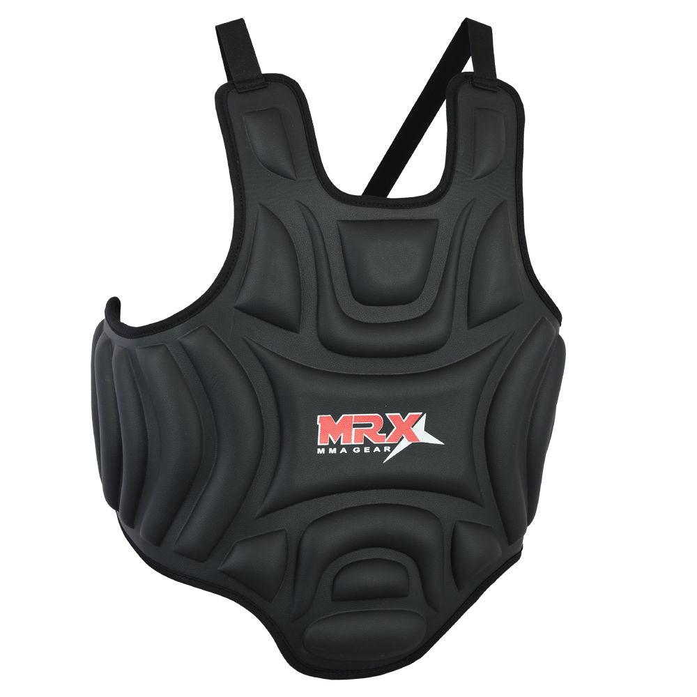 Mma Chest Guard Protector Body Armor Pad Mrx Boxing Training Sports Black