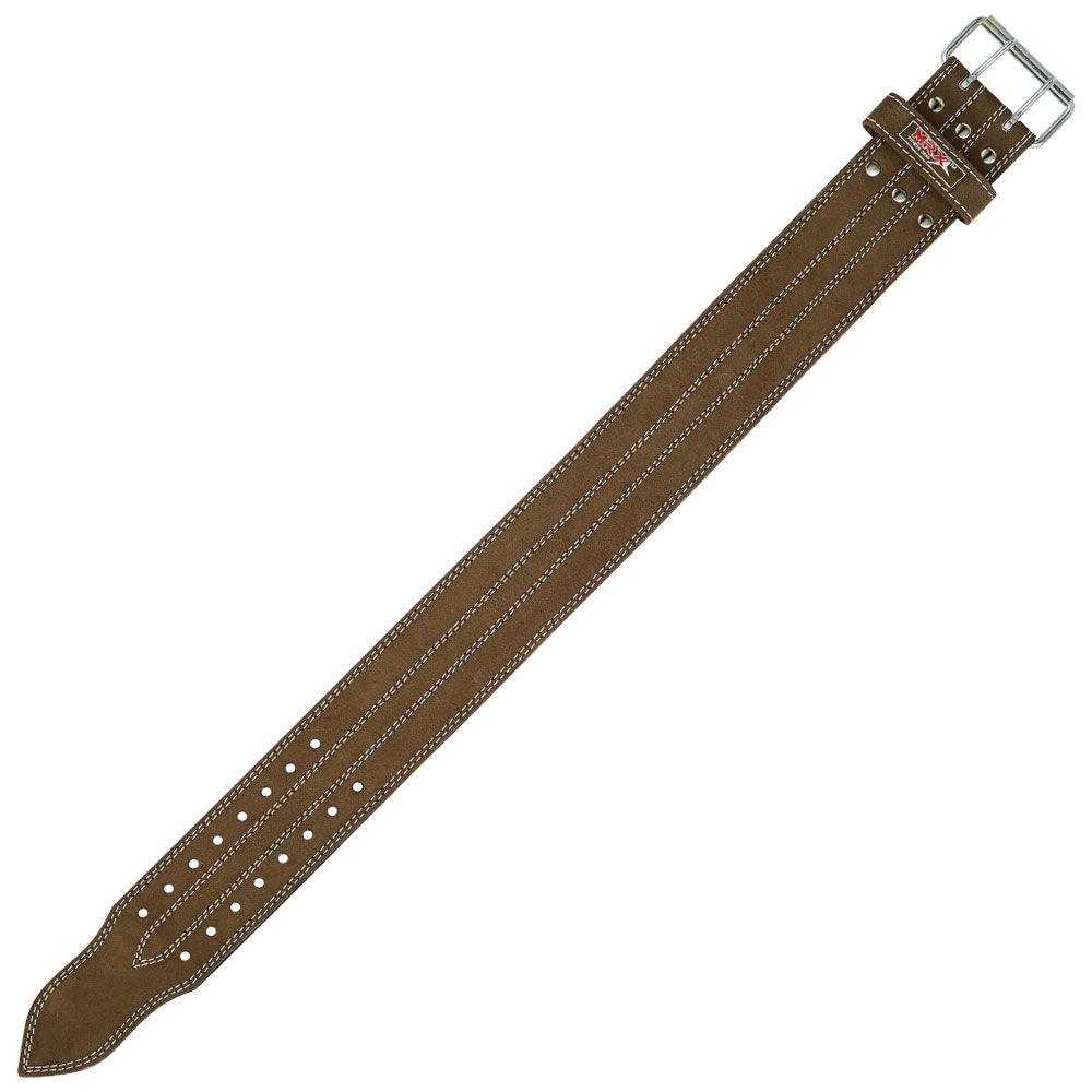 MRX Power Weight Lifting Belts 4" Wide For Men & Women Brown