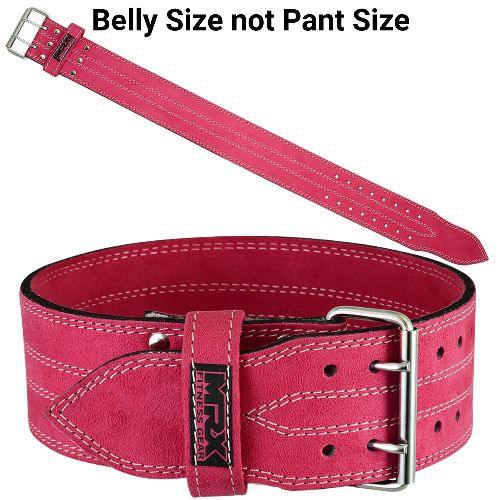 MRX Powerlifting Belts Gym Workout Leather Belt 4" Wide Unisex 10mm - MRX Products