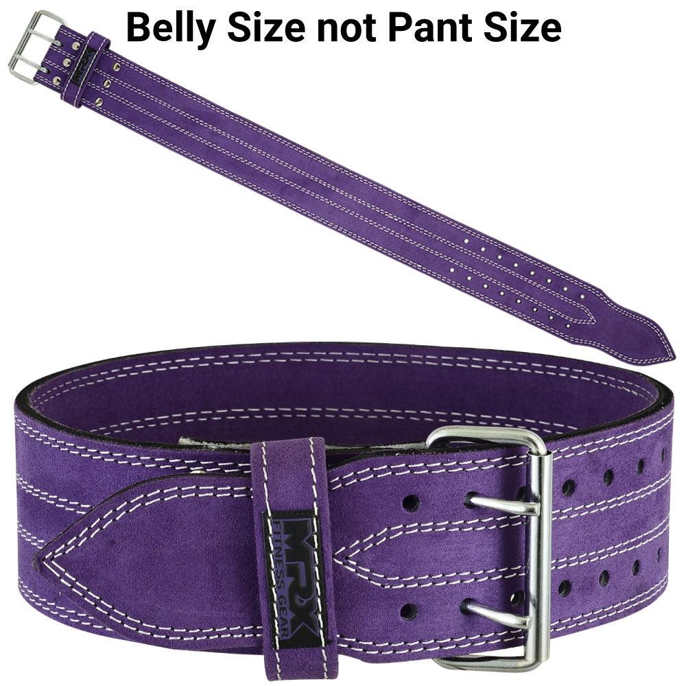 MRX Power Weight Lifting Belts 4" Wide For Men & Women Pink Purple - MRX Products