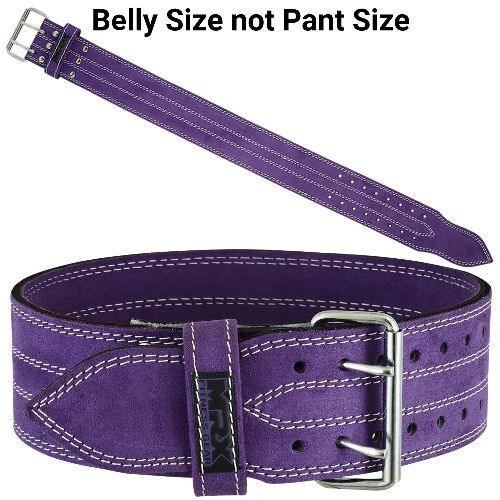 MRX Powerlifting Belts Gym Workout Leather Belt 4" Wide Unisex 10mm - MRX Products