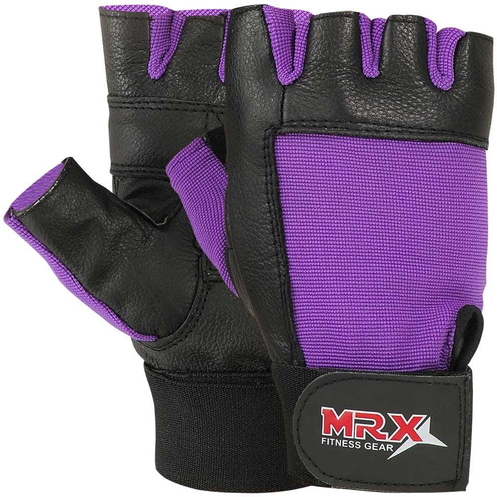 MRX Women's Weightlifting Gloves Gym Workout Training Glove 2602-pur - MRX Products