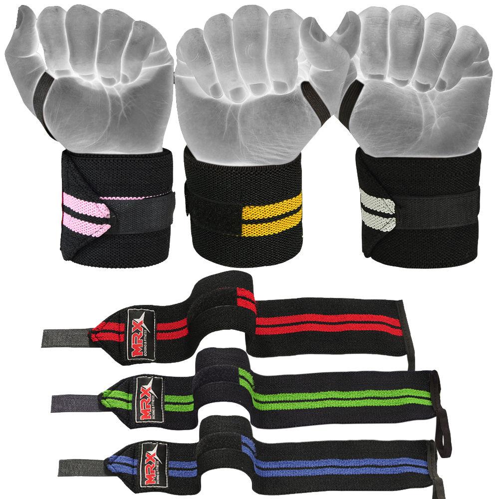 Mrx Weight Lifting Wrist Wraps Bodybuilding Gym Workout Training Unisex - MRX Products
