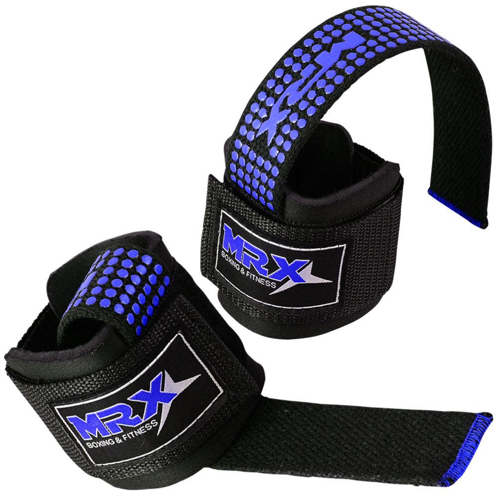 MRX Weight Lifting Bar Straps With Wrist Wraps Heavy Duty Bodybuilding Workout Gym Strap