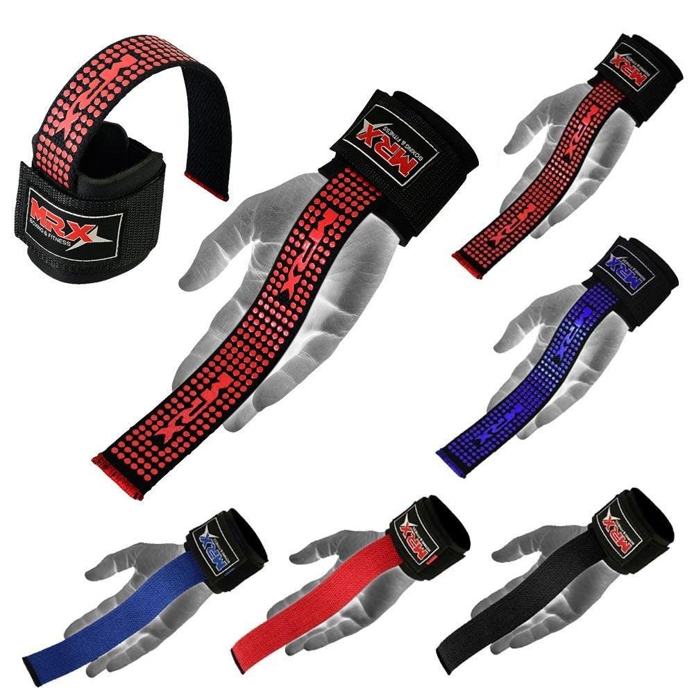 MRX Weight Lifting Bar Straps With Wrist Wraps Heavy Duty Bodybuilding Workout Gym Strap - MRX Products