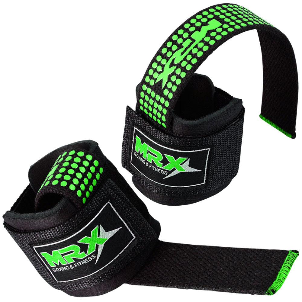 MRX Weight Lifting Bar Straps With Wrist Wraps Heavy Duty Bodybuilding Workout Gym Strap