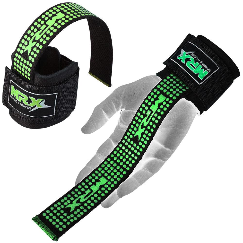MRX Weight Lifting Bar Straps With Wrist Wraps Heavy Duty Bodybuilding Workout Gym Strap - MRX Products
