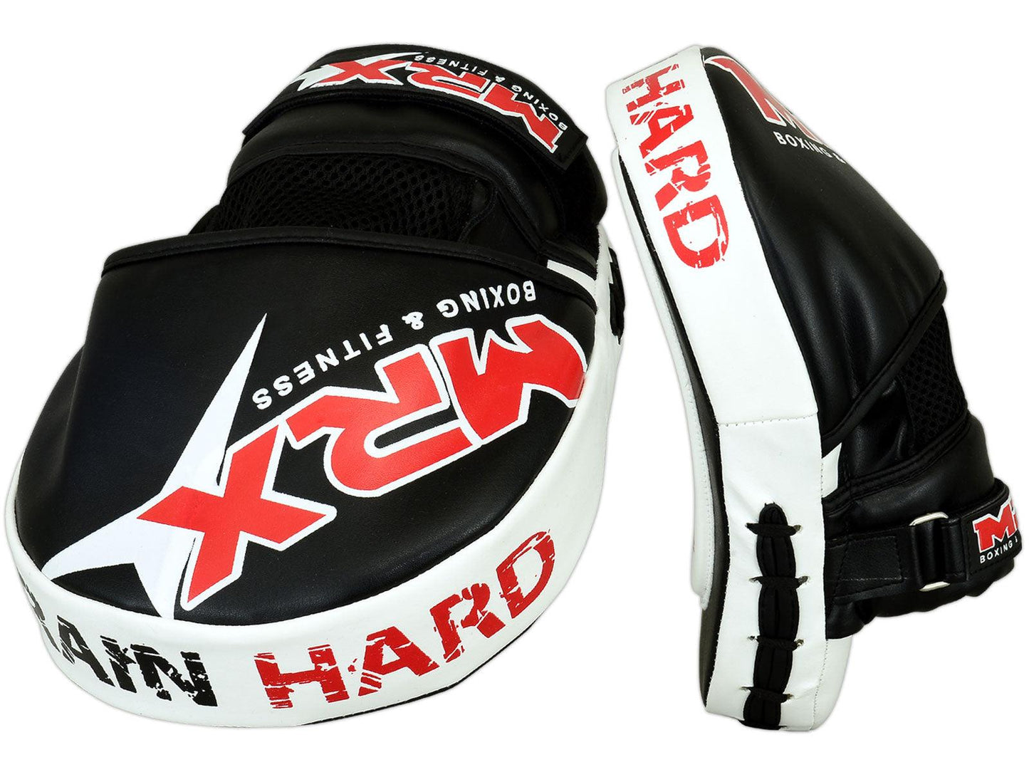 MRX Focus Pad Mitts Boxing Mma Kickboxing Punching Pads Adult Unisex