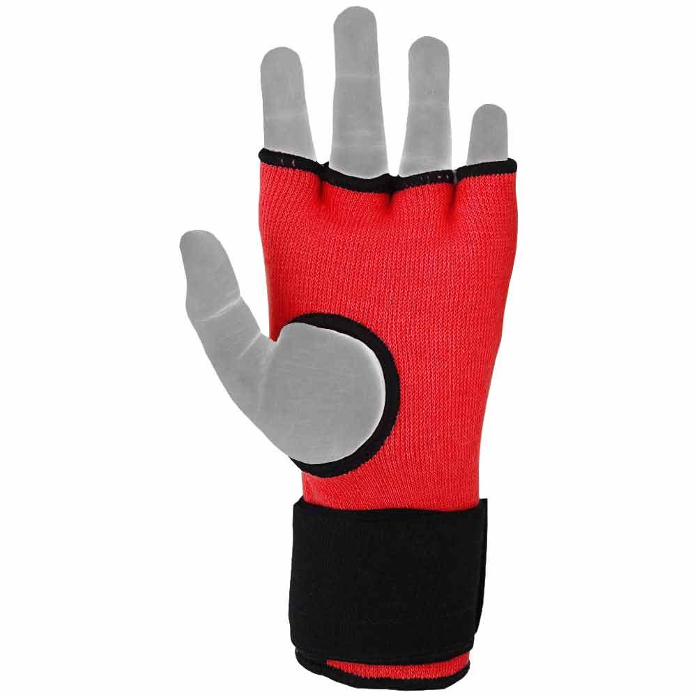 MRX Inner Gel Gloves With Wraps Red - MRX Products