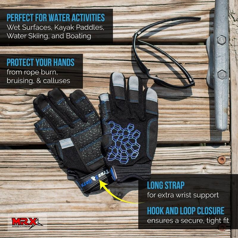 Sailing Gloves 2 Cut Fingers Unisex For Kayaking, Water Sports 8683 - MRX Products