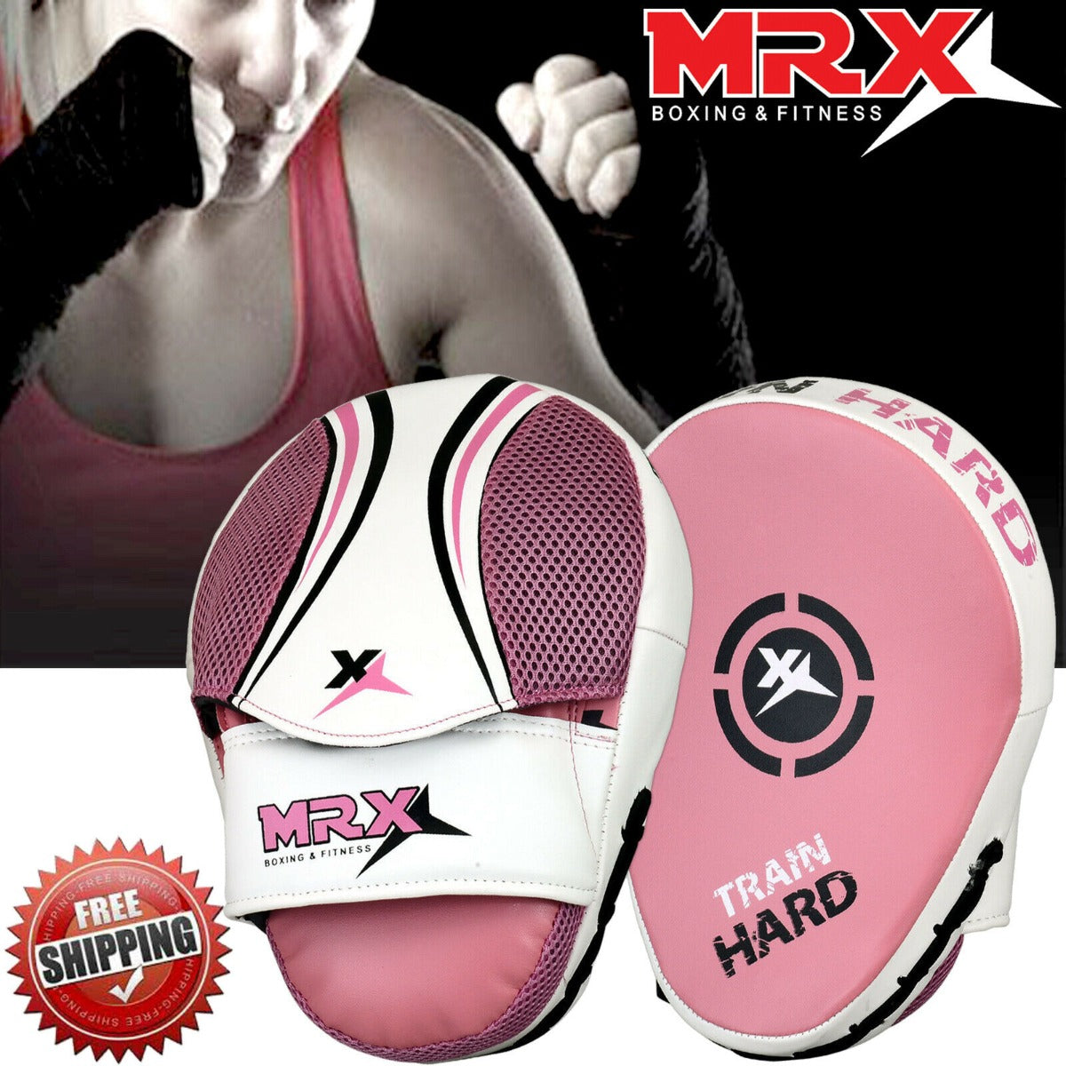 MRX Boxing Focus Pads Punching Mitts MMA Kickboxing Muay Thai