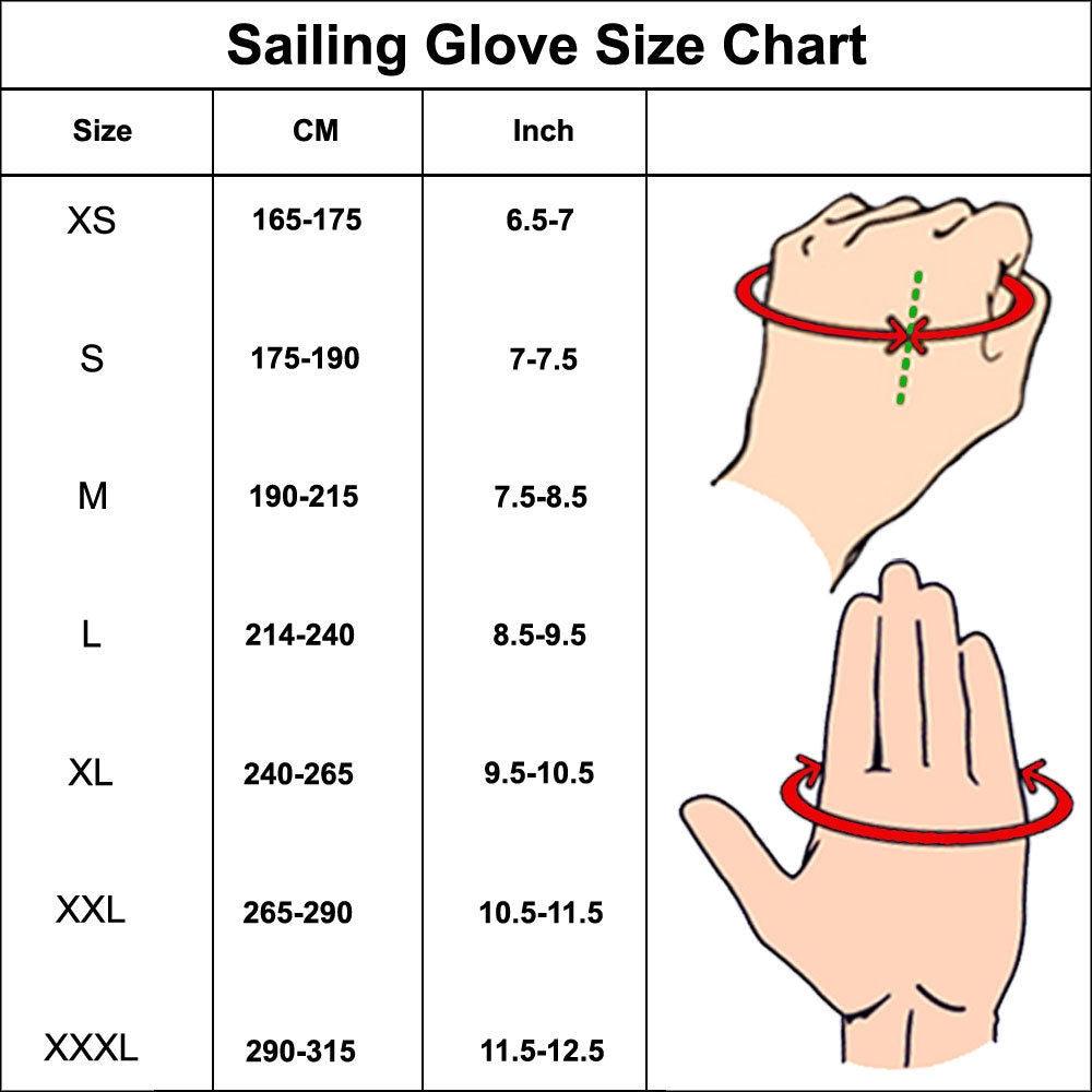 Sailing Gloves 2 Cut Fingers Unisex For Kayaking, Water Sports 8683 - MRX Products