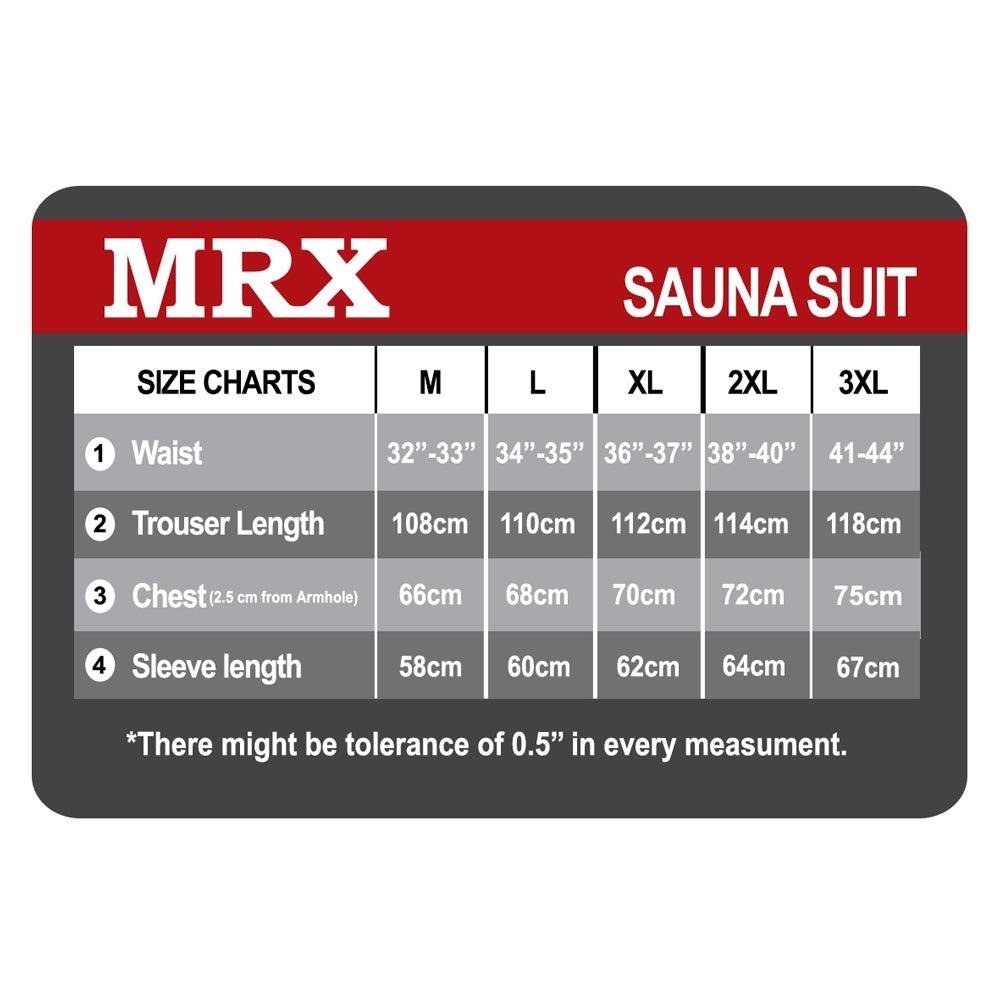 MRX Mens Sauna Sweat Suit Weight Loss Slimming Gym Training Boxing MMA - MRX Products 