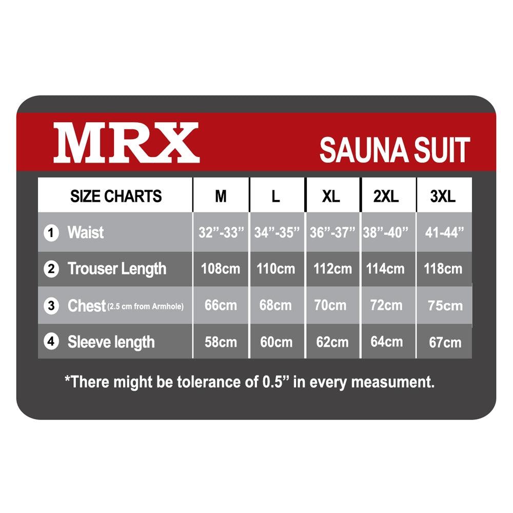 MRX Mens Sauna Sweat Suit Weight Loss Slimming Gym Training Boxing MMA - MRX Products
