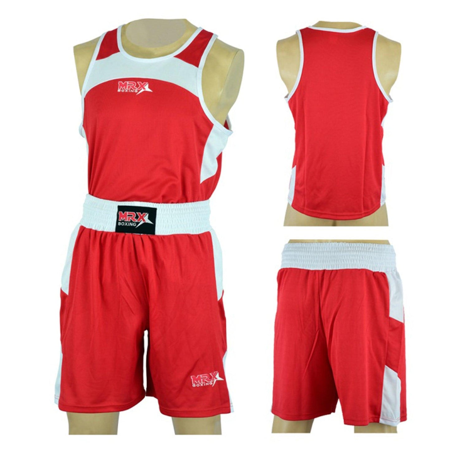 MRX Men's Boxing Uniform set for Training or Fighting Jersey & Shorts All Sizes