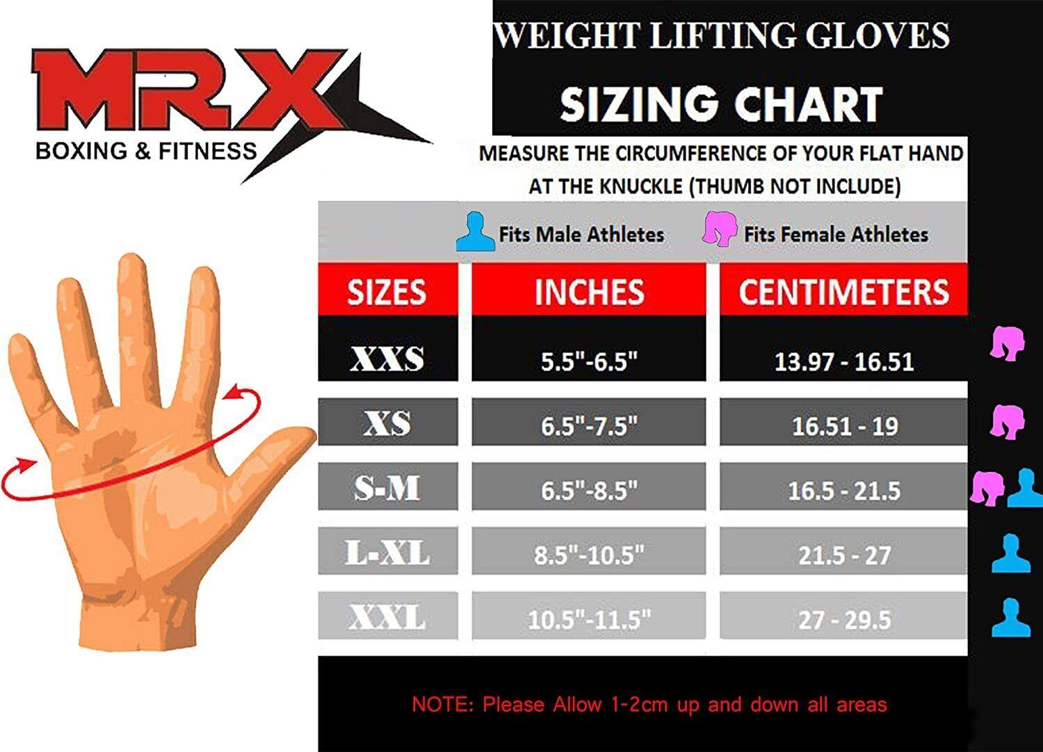 Men's Weight Lifting Gloves Gym Training Bodybuilding Fitness Glove Workout - MRX Products 