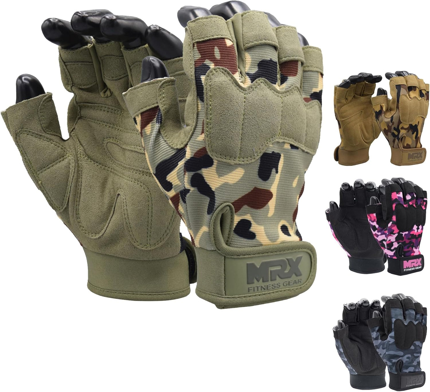 MRX Workout Gloves Breathable for Weight Lifting, Cycling, Gym Training & Outdoor Activities