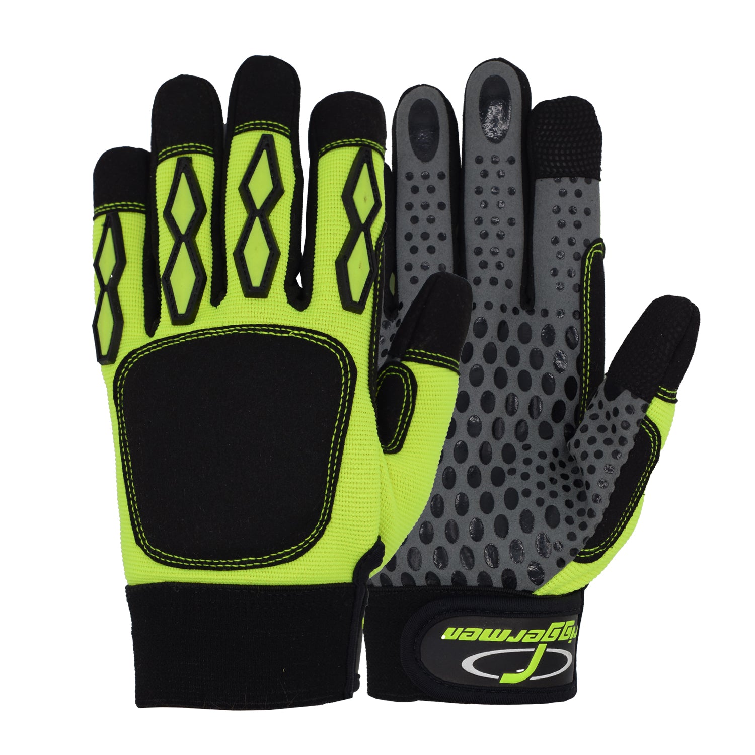 mechanic handschuhe Riggermen Mens Heavy Duty Mechanic Work Gloves Touchscreen Anti-Slip Multiuse Safety Glove