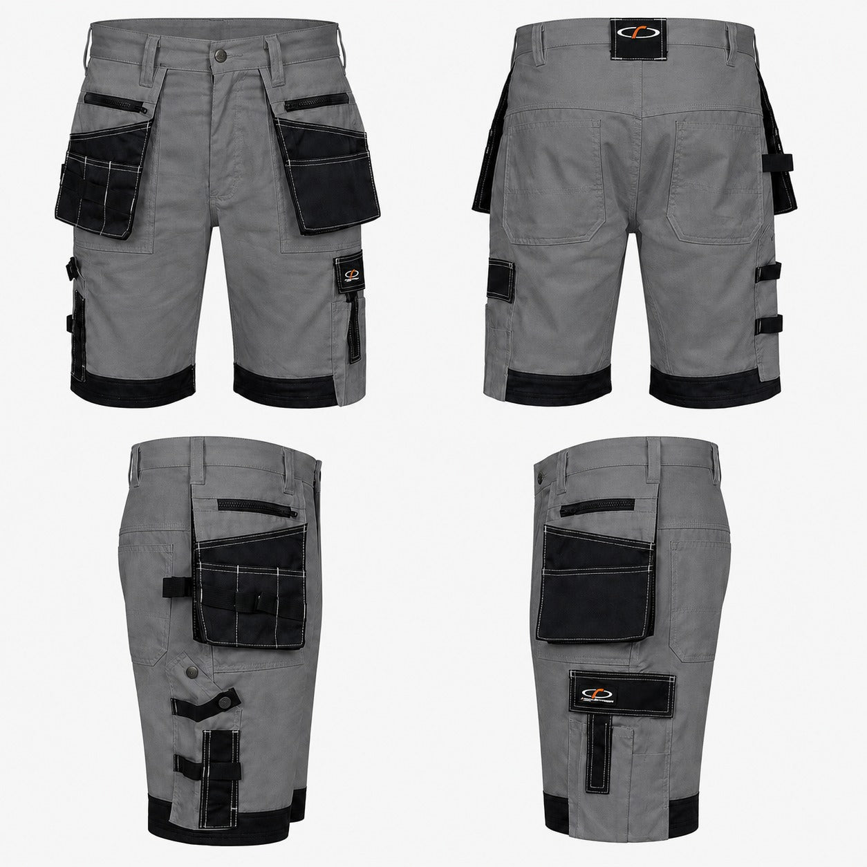 Men's Lightweight Tactical Cargo Shorts with Multi-Pockets for Work and Outdoor Activities