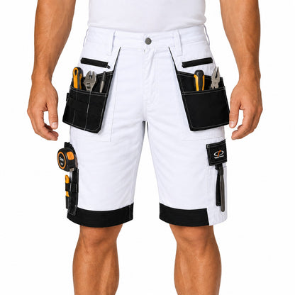 Men's Lightweight Tactical Cargo Shorts with Multi-Pockets for Work and Outdoor Activities