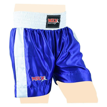 MRX Mens Boxing Shorts Fighting Shorts Blue-white-1301 - MRX Products 