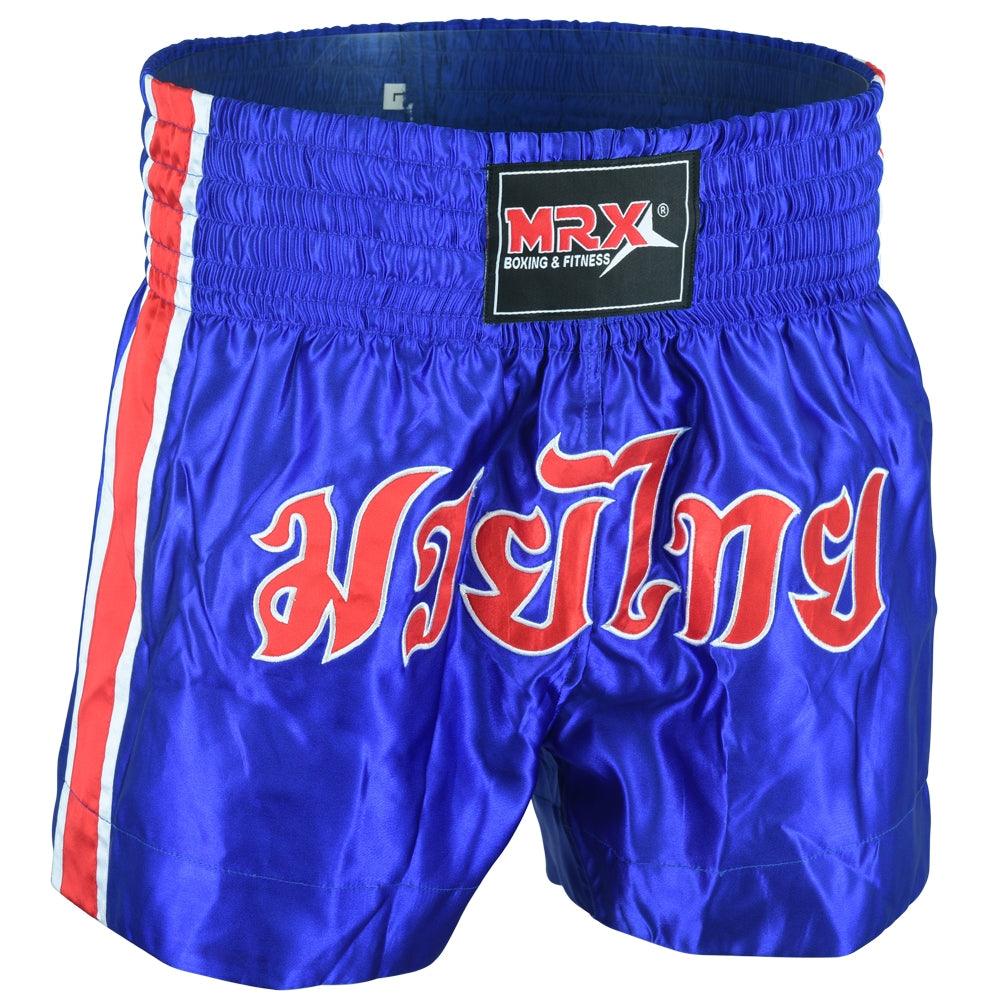 MRX Mens Boxing Shorts Fighting Shorts Blue-red-white -1302
