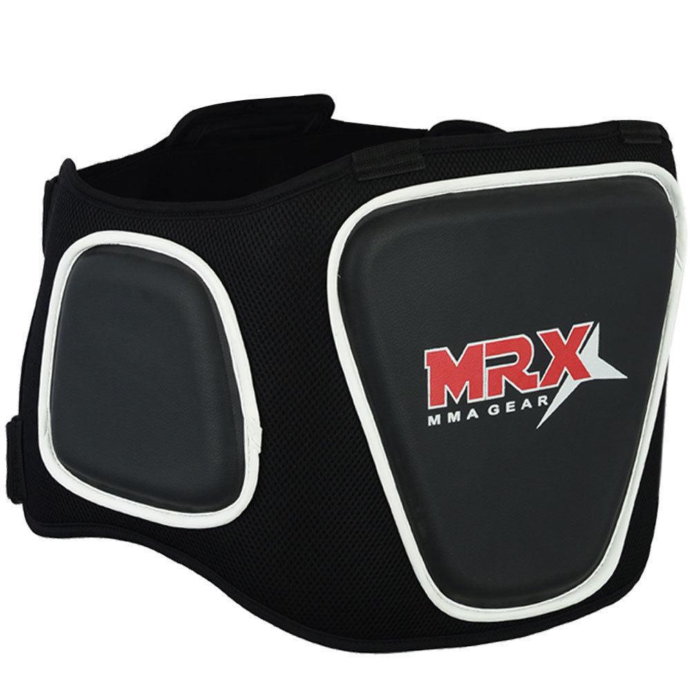 MRX Belly Pad Protector Body Armour Abdominal Guards Mma Boxing Ufc Black Guard