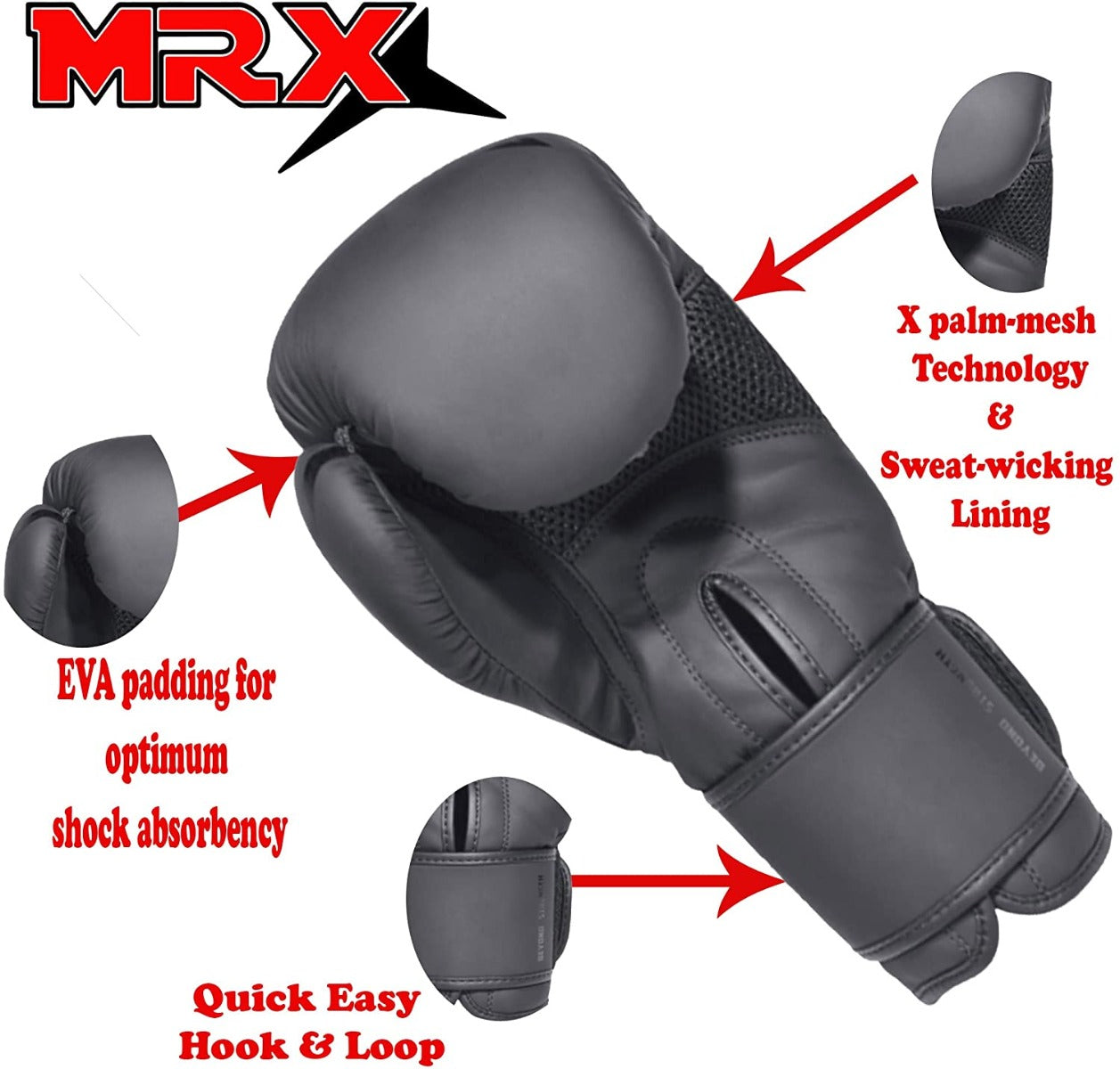 MRX Boxing Gloves Fighting Sparring Training Adult Junior All sizes