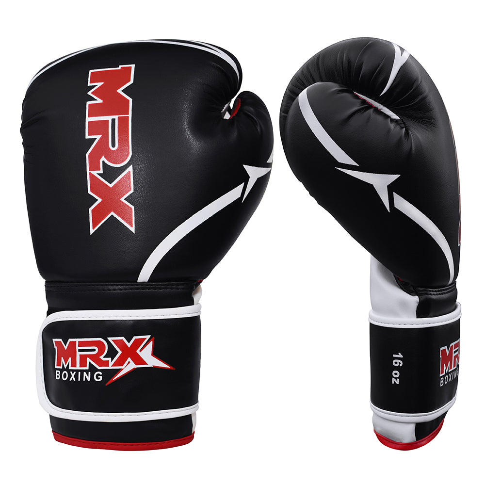 MRX Boxing Gloves Fighting Sparring Training Adult Junior Black Red Blue