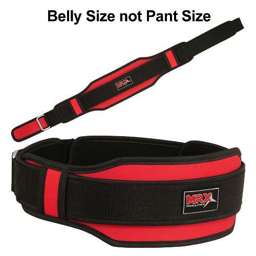 MRX Weight Lifting Belt With Double Back Support Bodybuilding Gym Training Belt 5" Wide All Sizes - MRX Products 