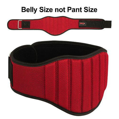 Weight Lifting Belt For Gym Workout 8" Wide - Lumber Back Support All Sizes