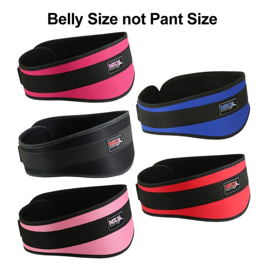 Weight Lifting Belt For Gym Workout Back Support 6" Wide Men & Women - MRX Products 