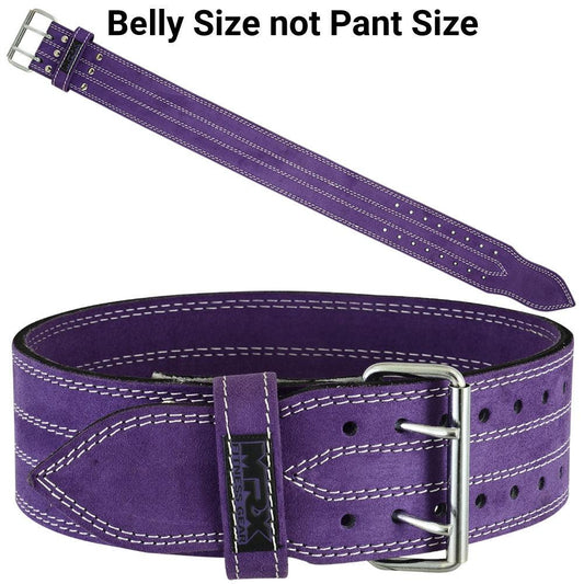MRX Power Weight Lifting Belts 4" Wide For Men & Women Pink Purple - MRX Products 