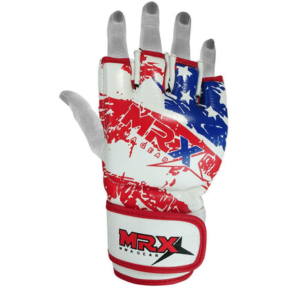 MRX Mma Fight Grappling Gloves Us Flag Glove